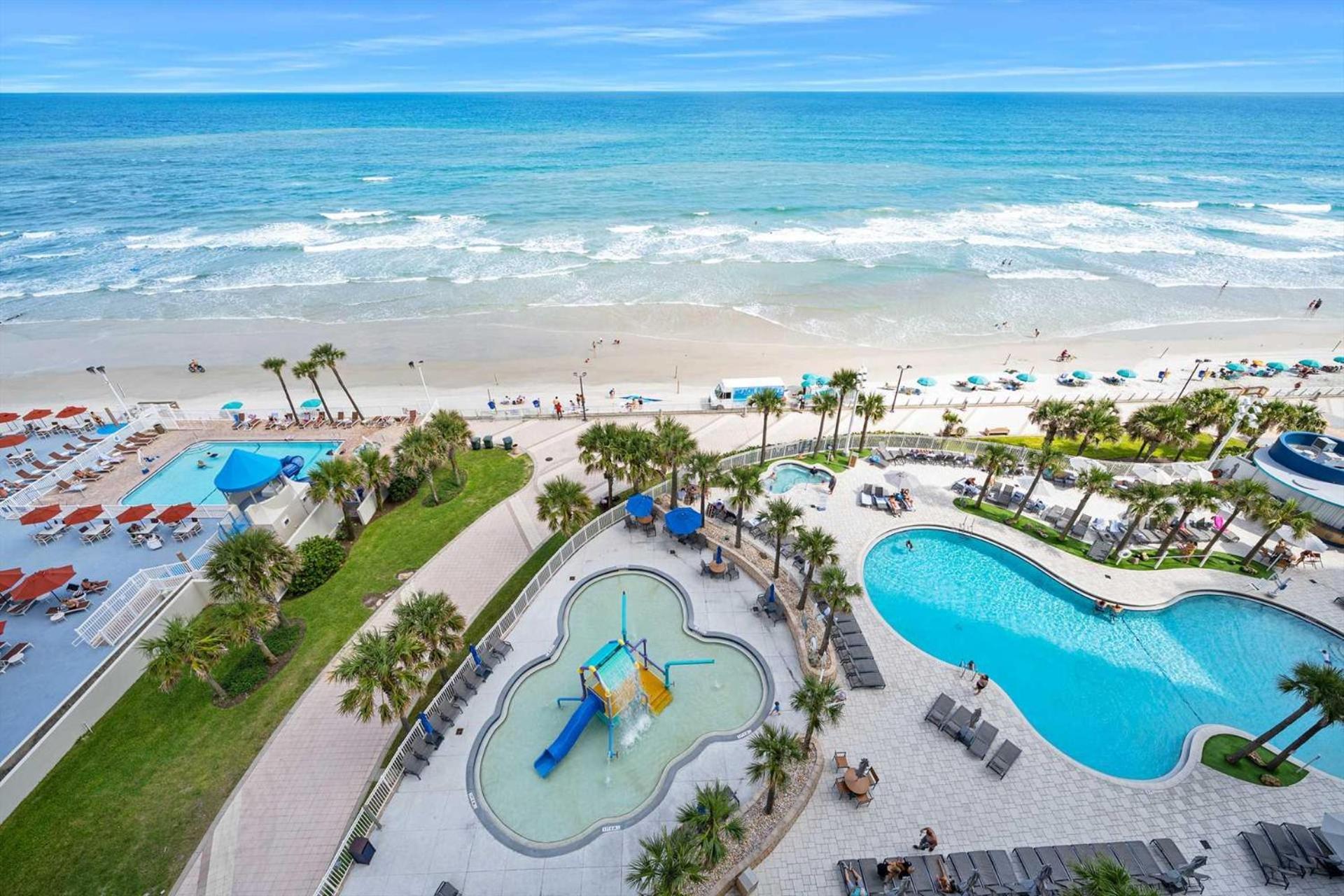 Luxury 10Th Floor 2 Bedroom Condo Direct Oceanfront Wyndham Ocean Walk Resort Daytona Beach | 1027 Exterior photo